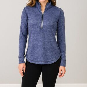 Lucy Athletic Zip Jacket Women’s Medium | Purple Grey Running Exercise Fleece Li